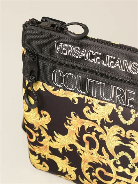 borsello versace|Versace purses black label.